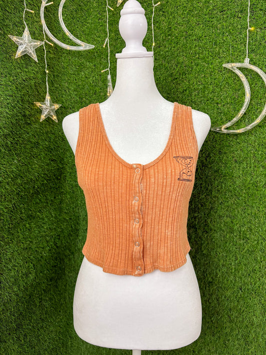 Hourglass Orange-ish Tank Top XL