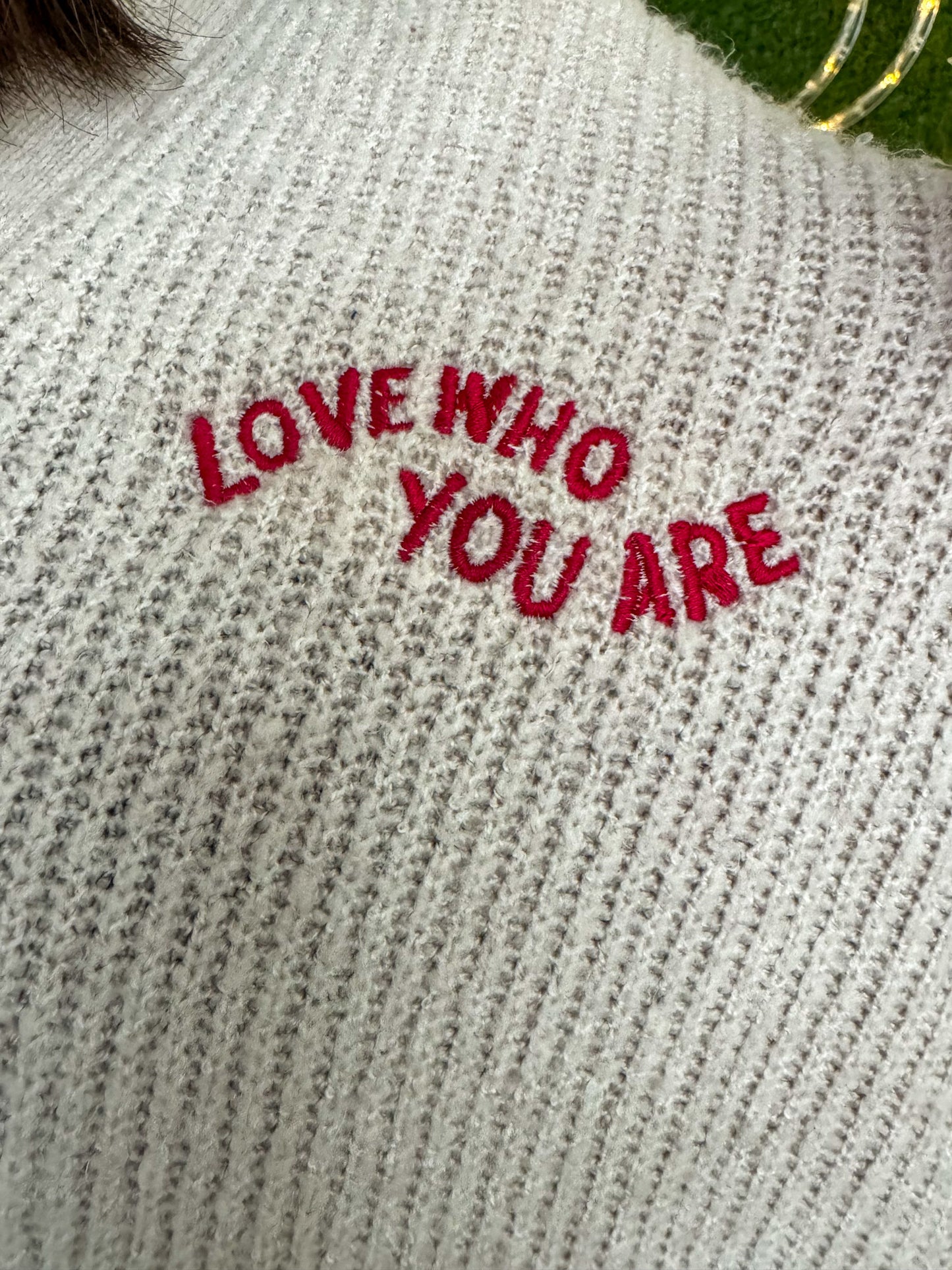 Love Who You Are Button Up M