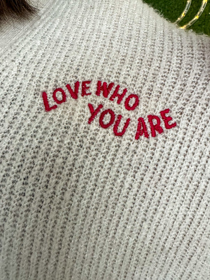 Love Who You Are Button Up M