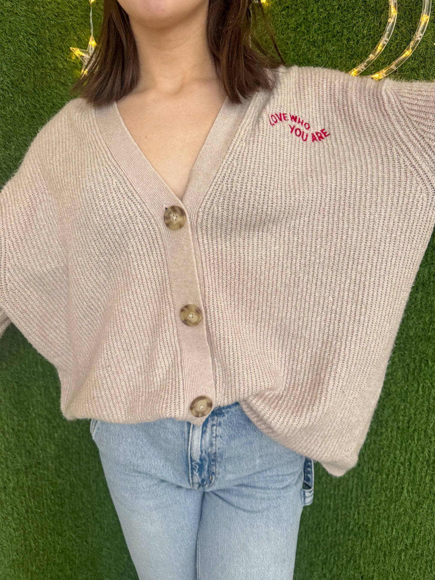 Love Who You Are Button Up M
