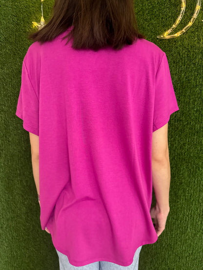 Love Who You Are Magenta Tee 2XL