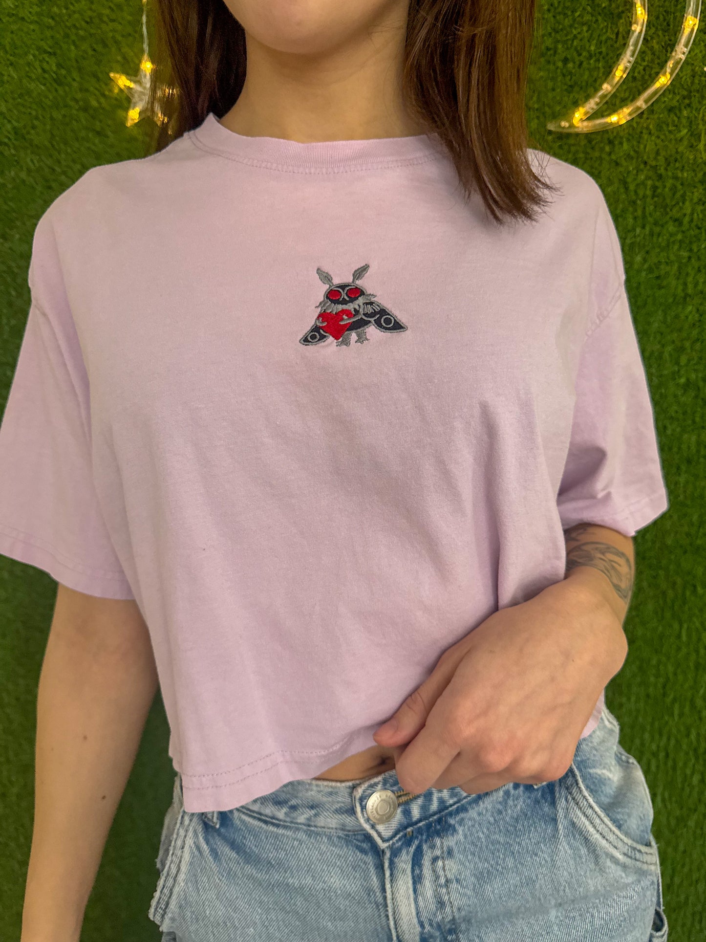 Mothman Cropped Tee M