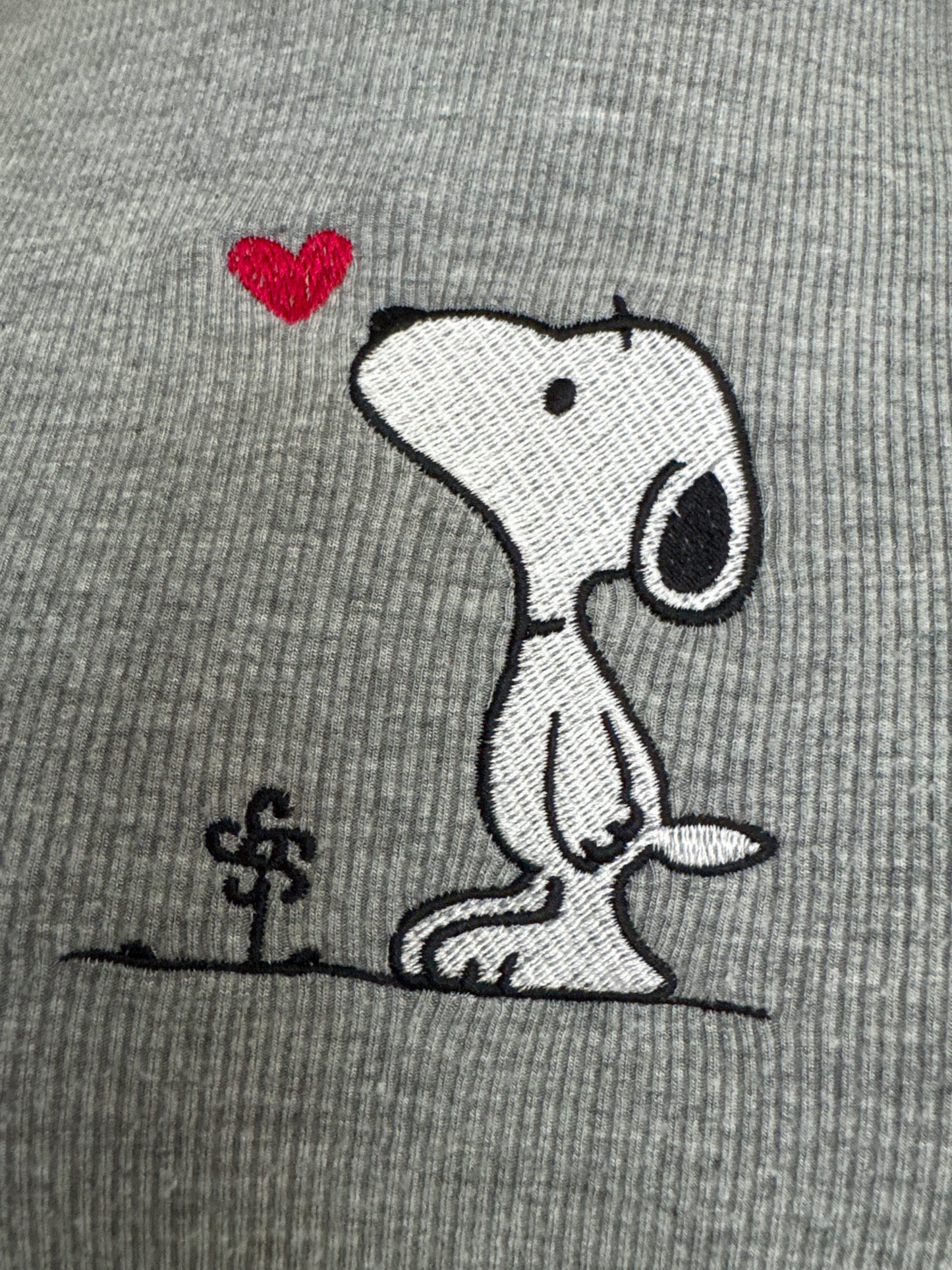 Snoopy Turtleneck Grey Bodysuit XL