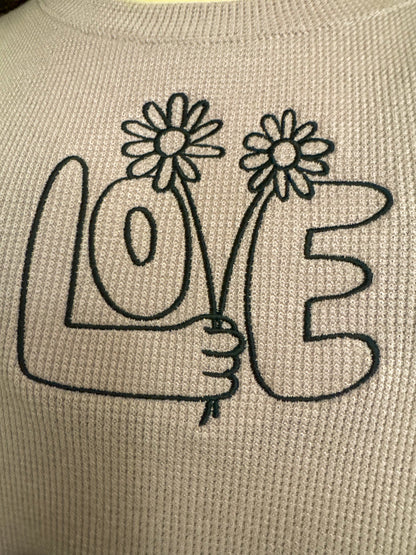 Love Flowers Flowy Purple T-Shirt S