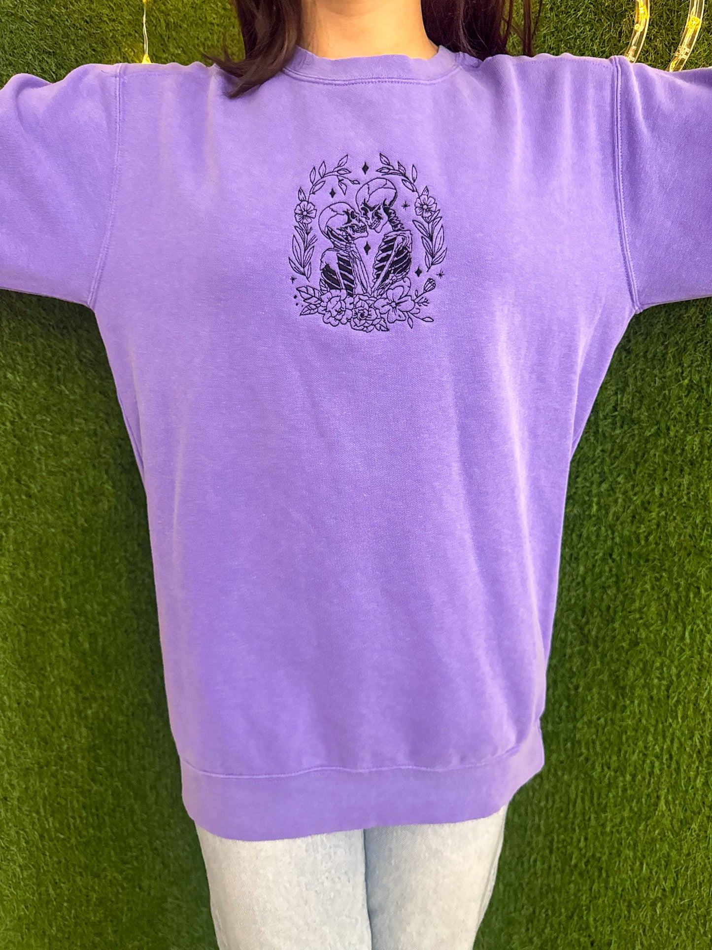 Infinite Love Purple Crewneck S