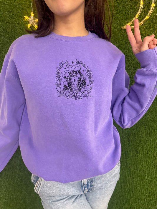 Infinite Love Purple Crewneck S