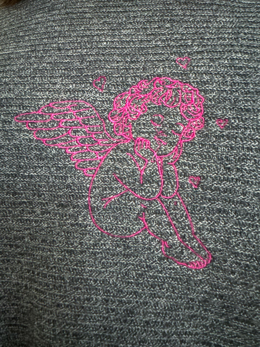 Angel Baby Grey Sweater M