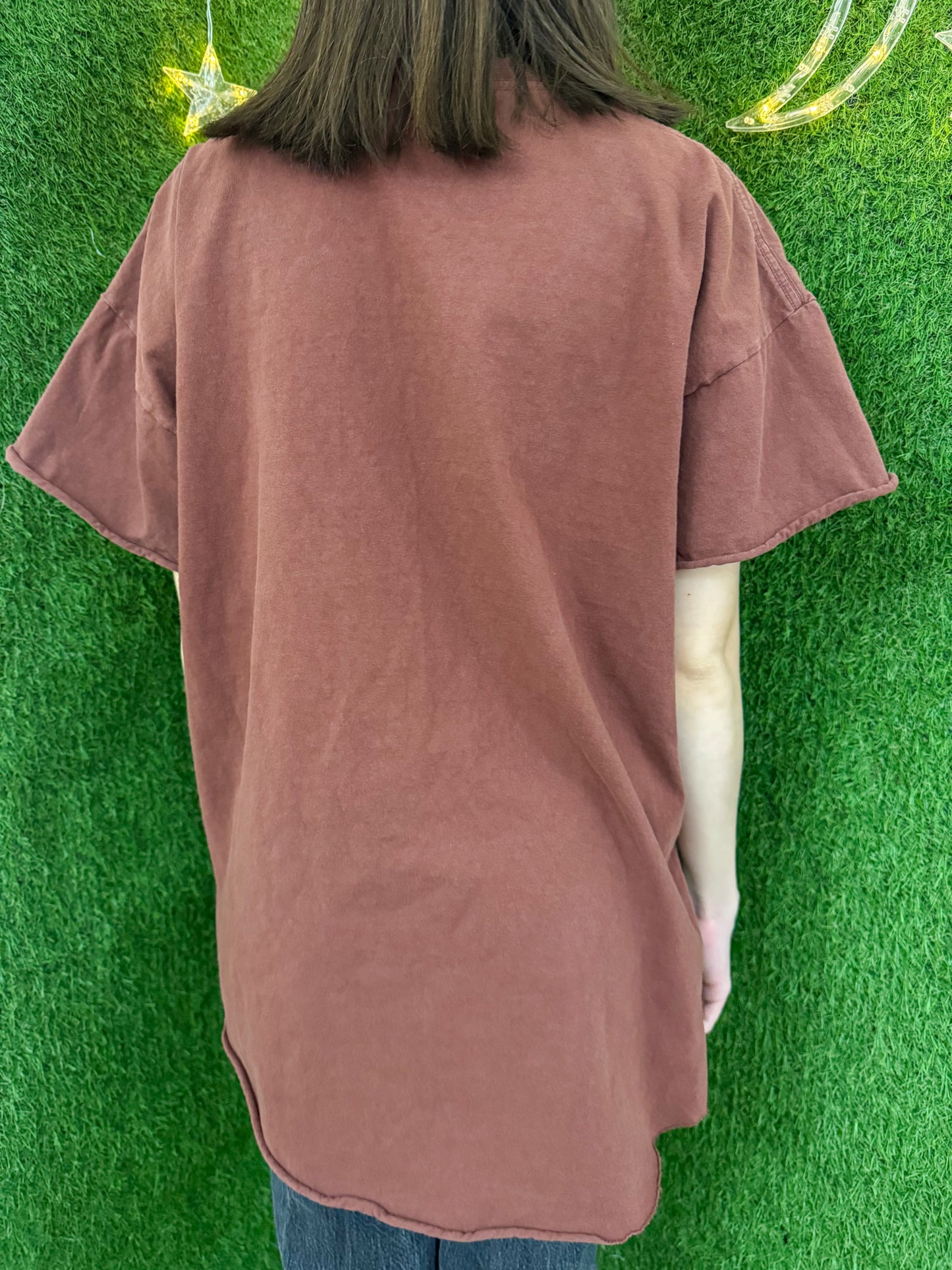 Long Live the Cowboy Brown Tee XL