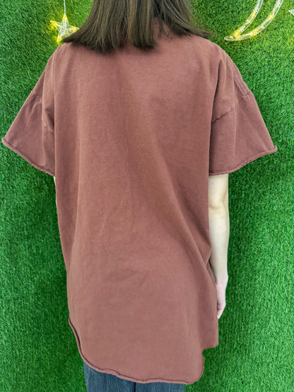 Long Live the Cowboy Brown Tee XL