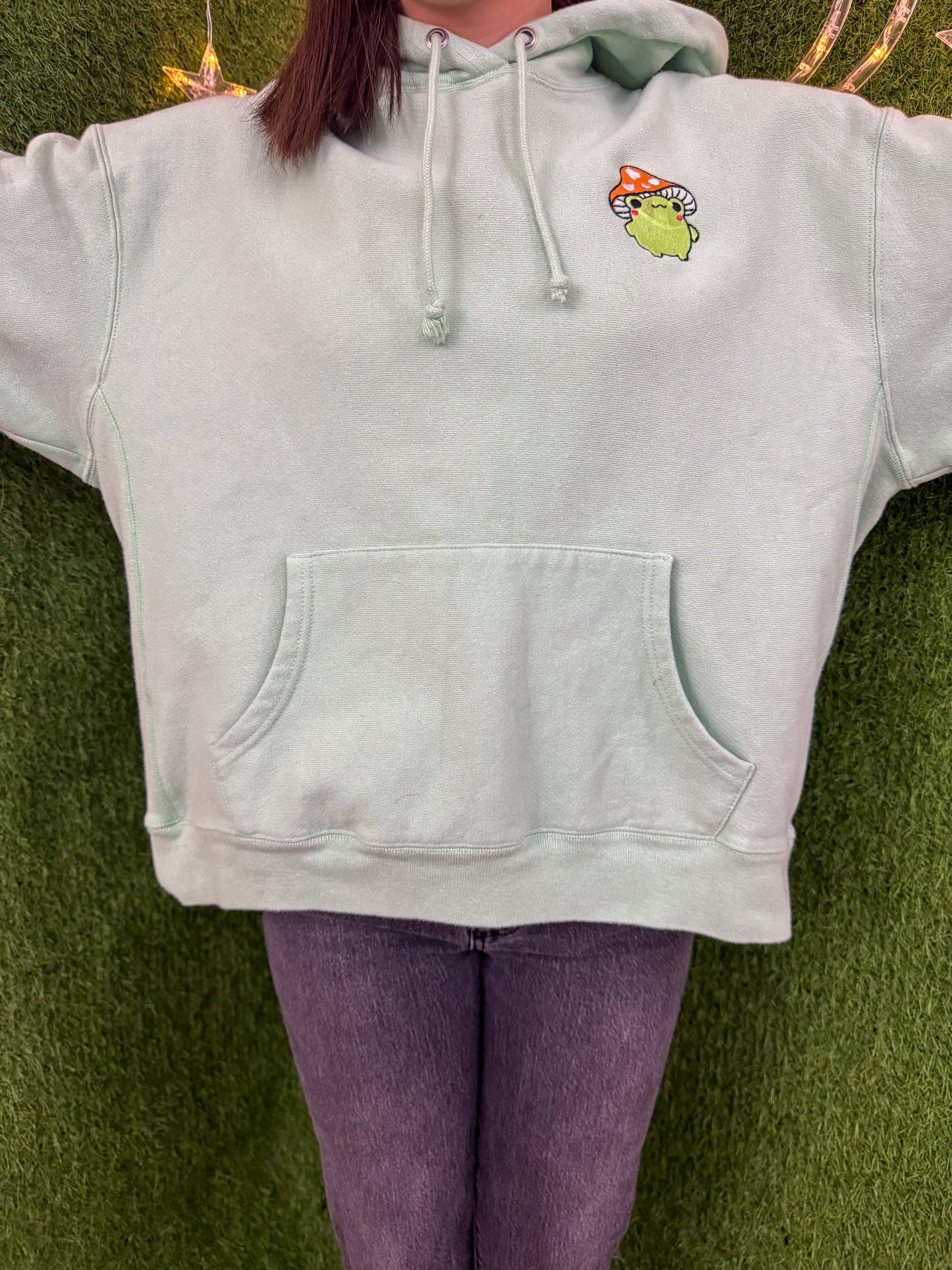 Mushroom Frog Champion Hoodie Cover-up 2XL