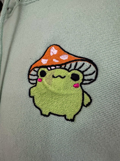 Mushroom Frog Champion Hoodie Cover-up 2XL