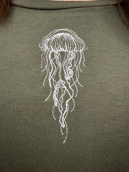 Green Jellyfish Baby Tee XS