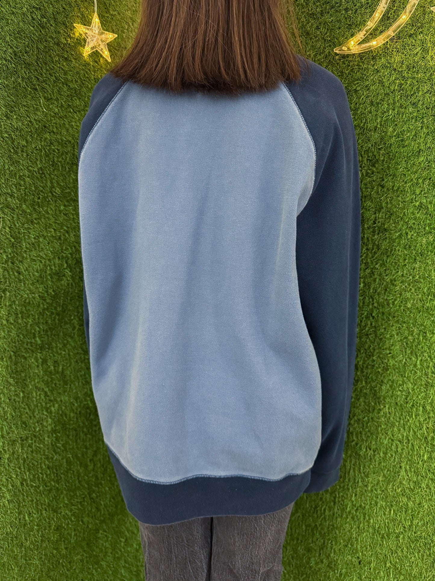 Two Toned Blue Rat Sweater XL