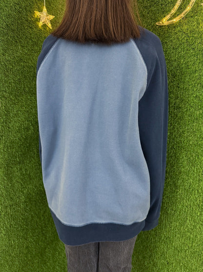 Two Toned Blue Rat Sweater XL
