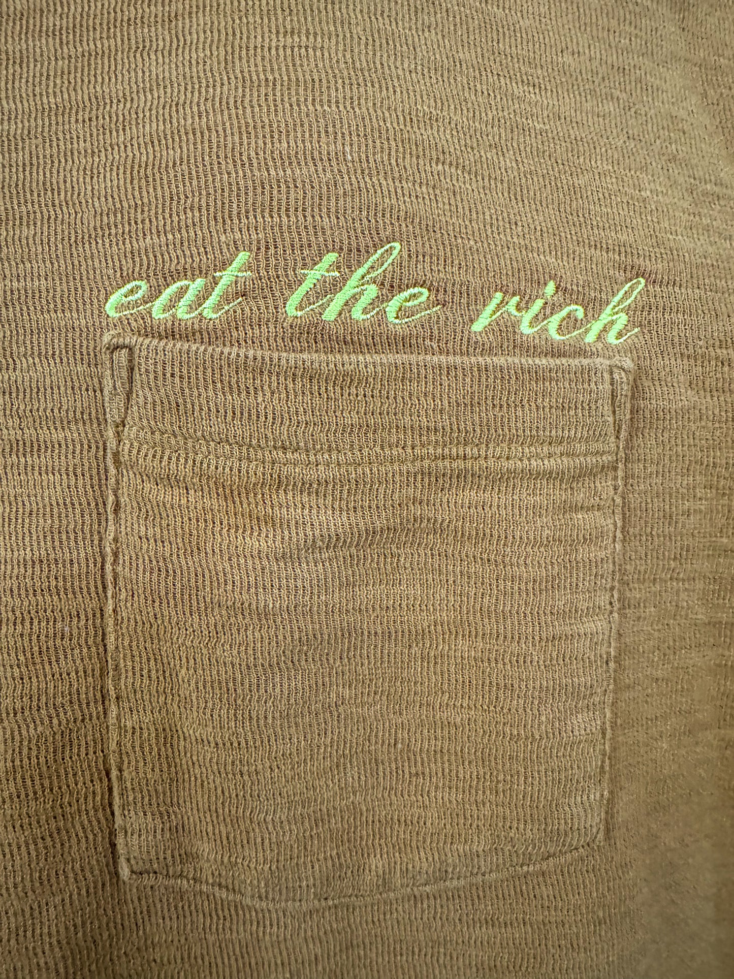 Eat The Rich Pocket Long Sleeve XL