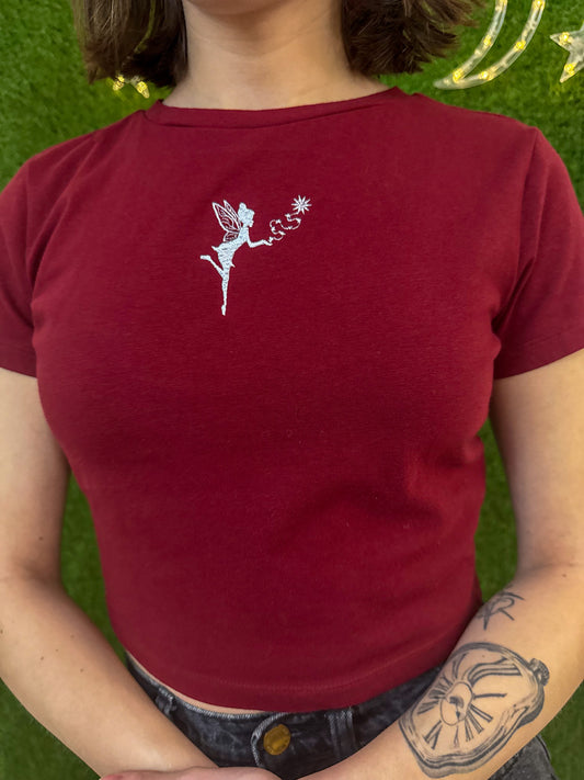 Little Fairy Red Baby Tee M