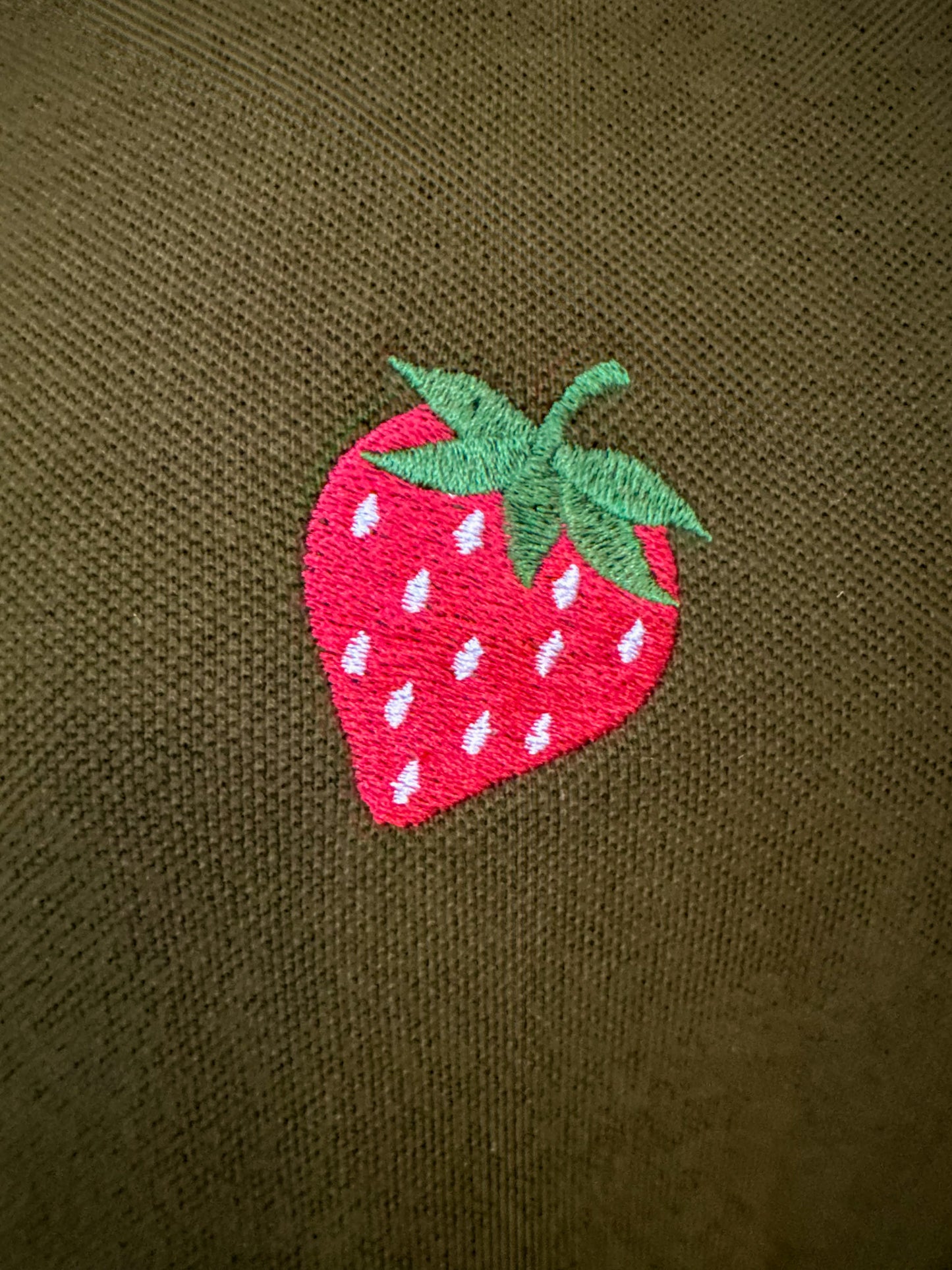 Burberry Strawberry Collared Long Sleeve 2XL