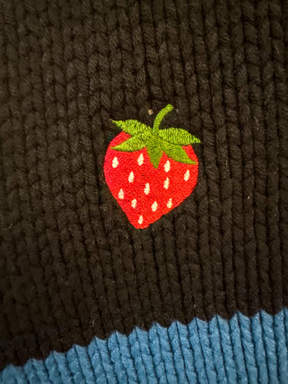 Strawberry Patchwork Cardigan 3XL