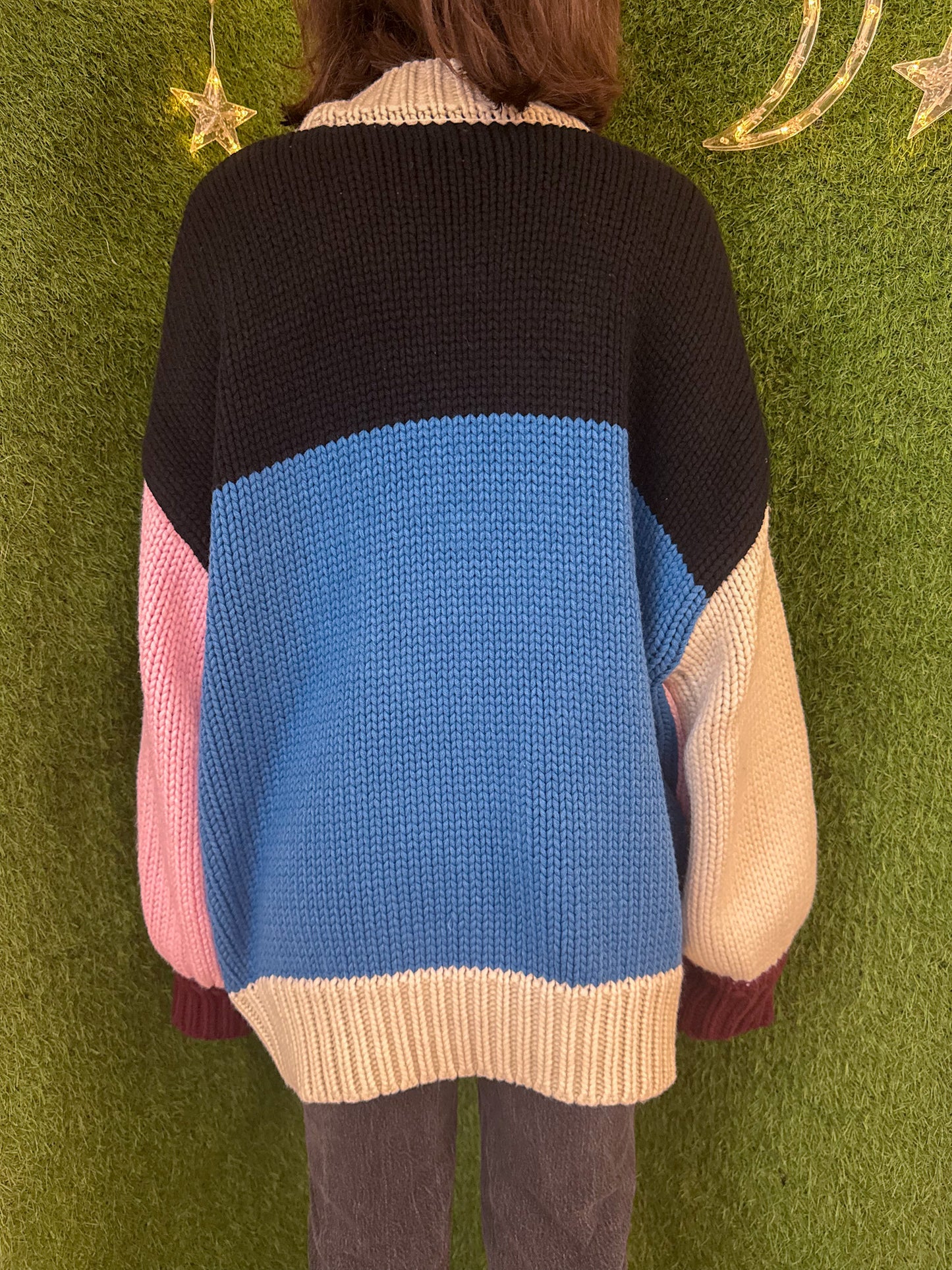 Strawberry Patchwork Cardigan 3XL