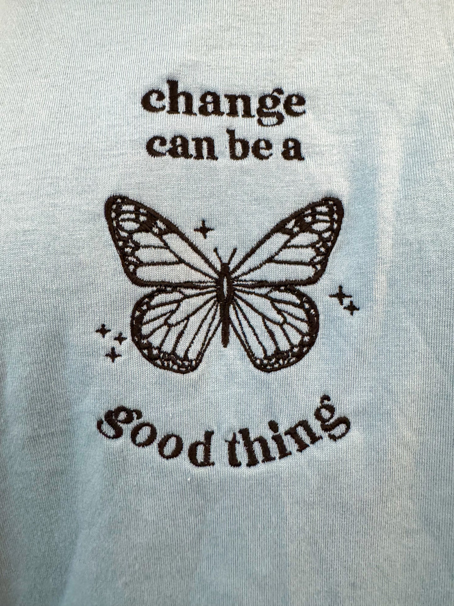 Change Butterfly Blue T-Shirt 3XL