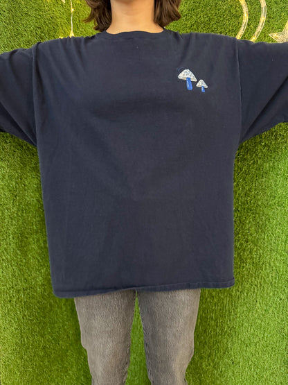 Navy Mushroom Duo T-Shirt XL