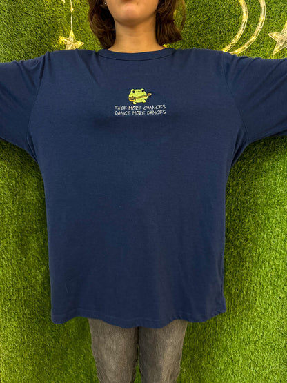 Dancing Frog Navy Long Sleeve XL