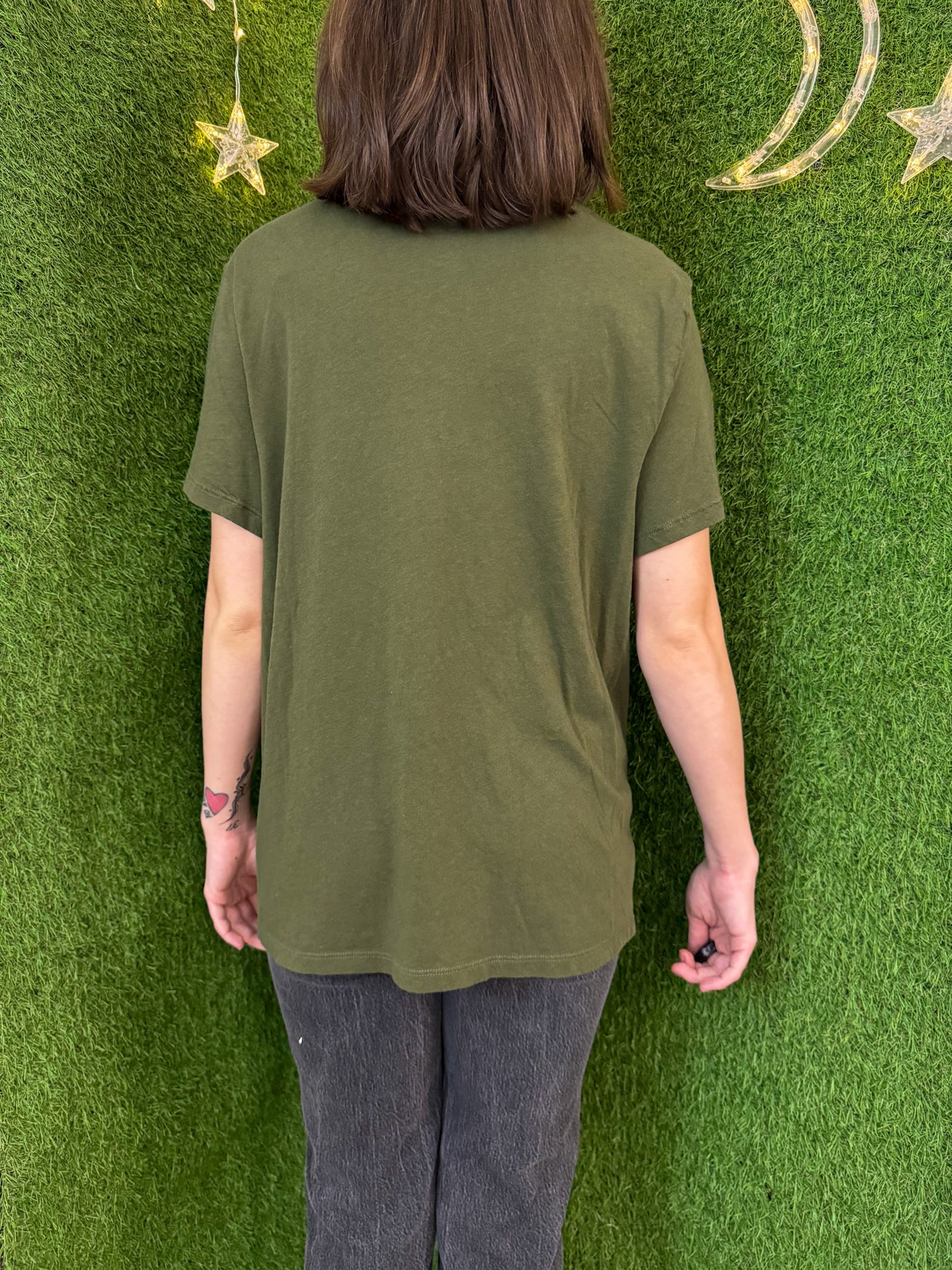 Funky Mushroom Green T-Shirt 2XL