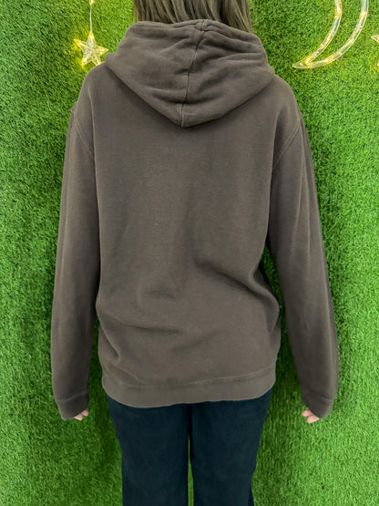 It's Fine, It's Cool Brown Thermal Hoodie M