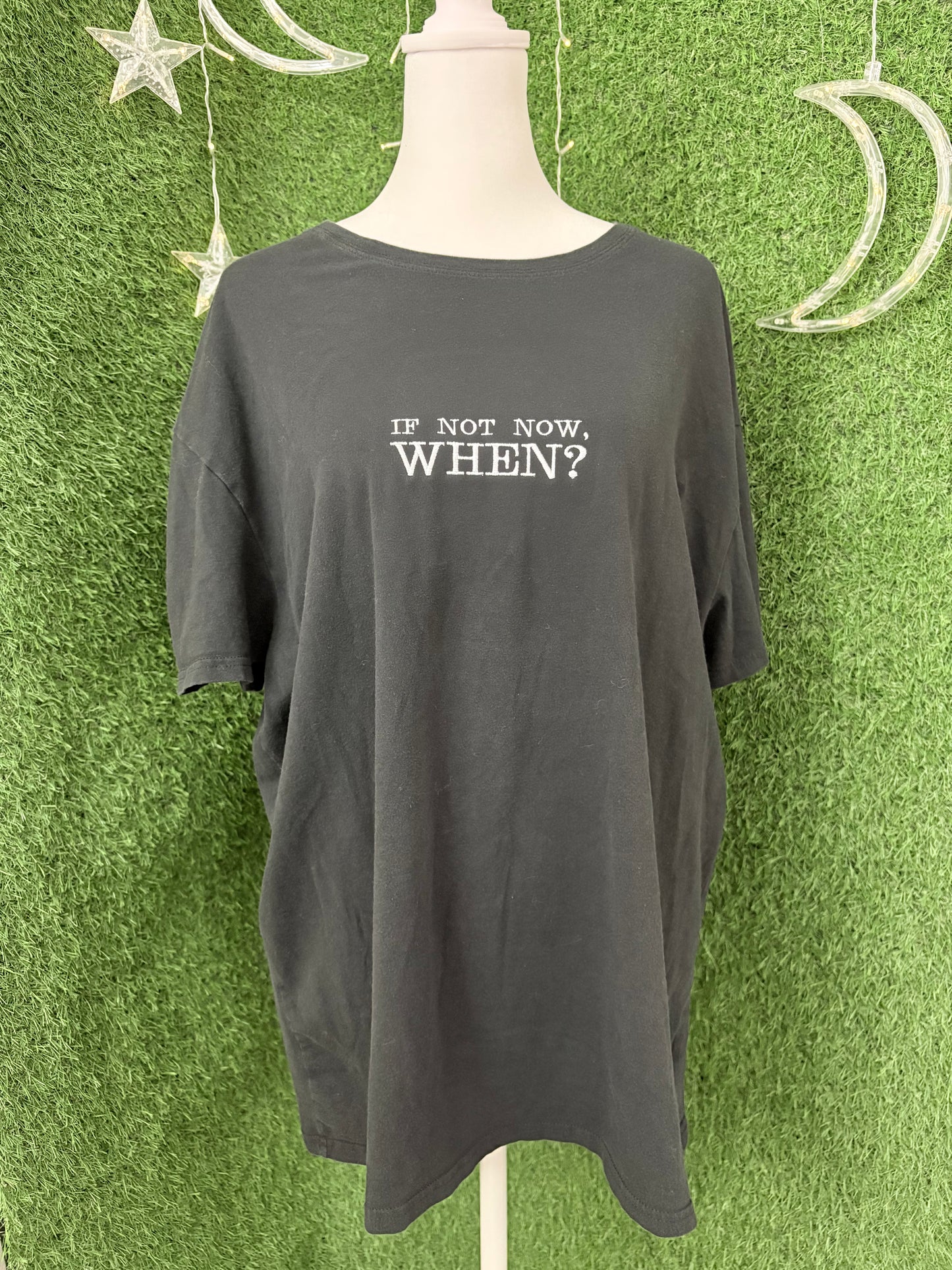 If Not Now? Black T-Shirt XL