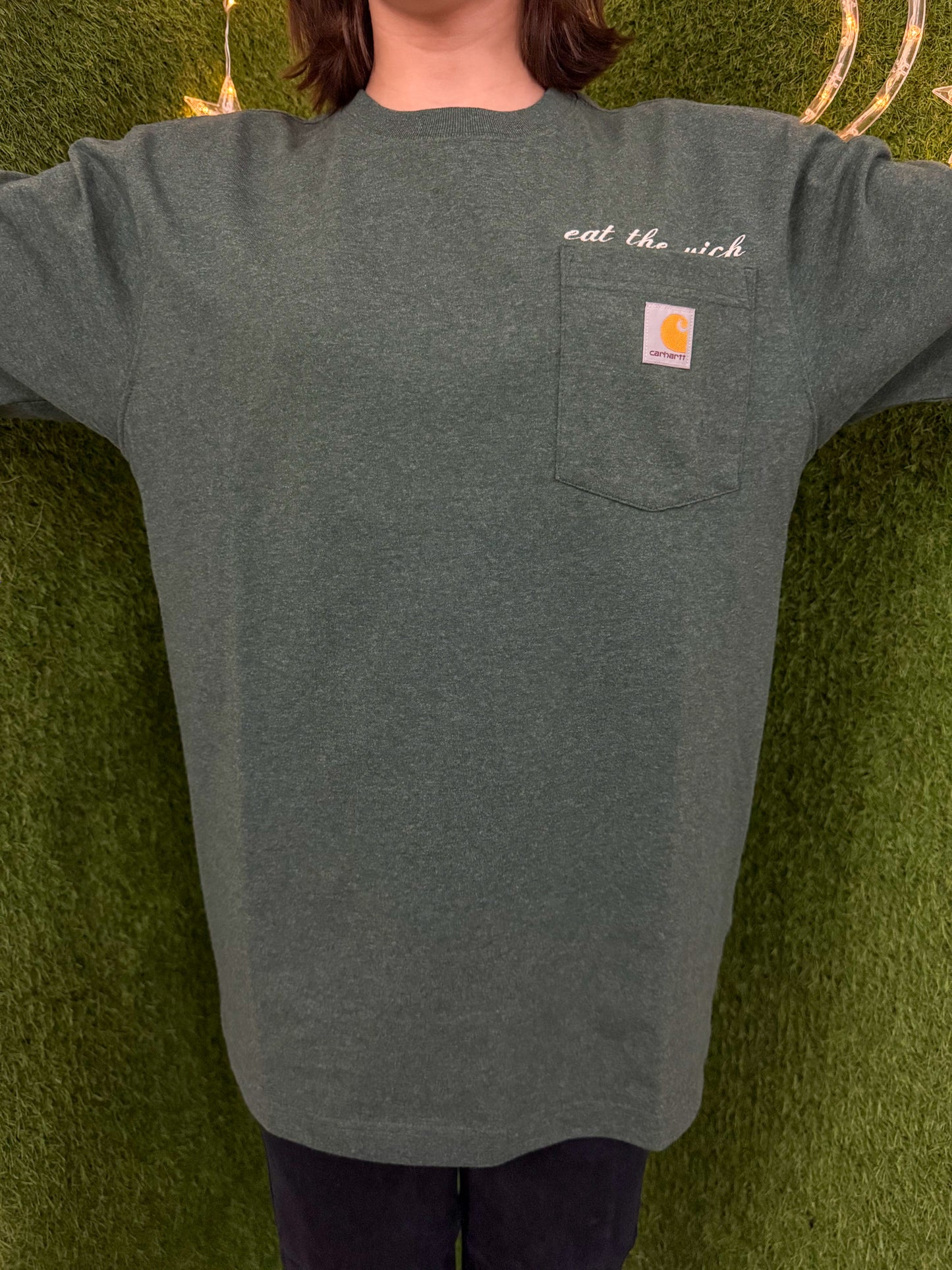 Eat the Rich Pocket T-Shirt S