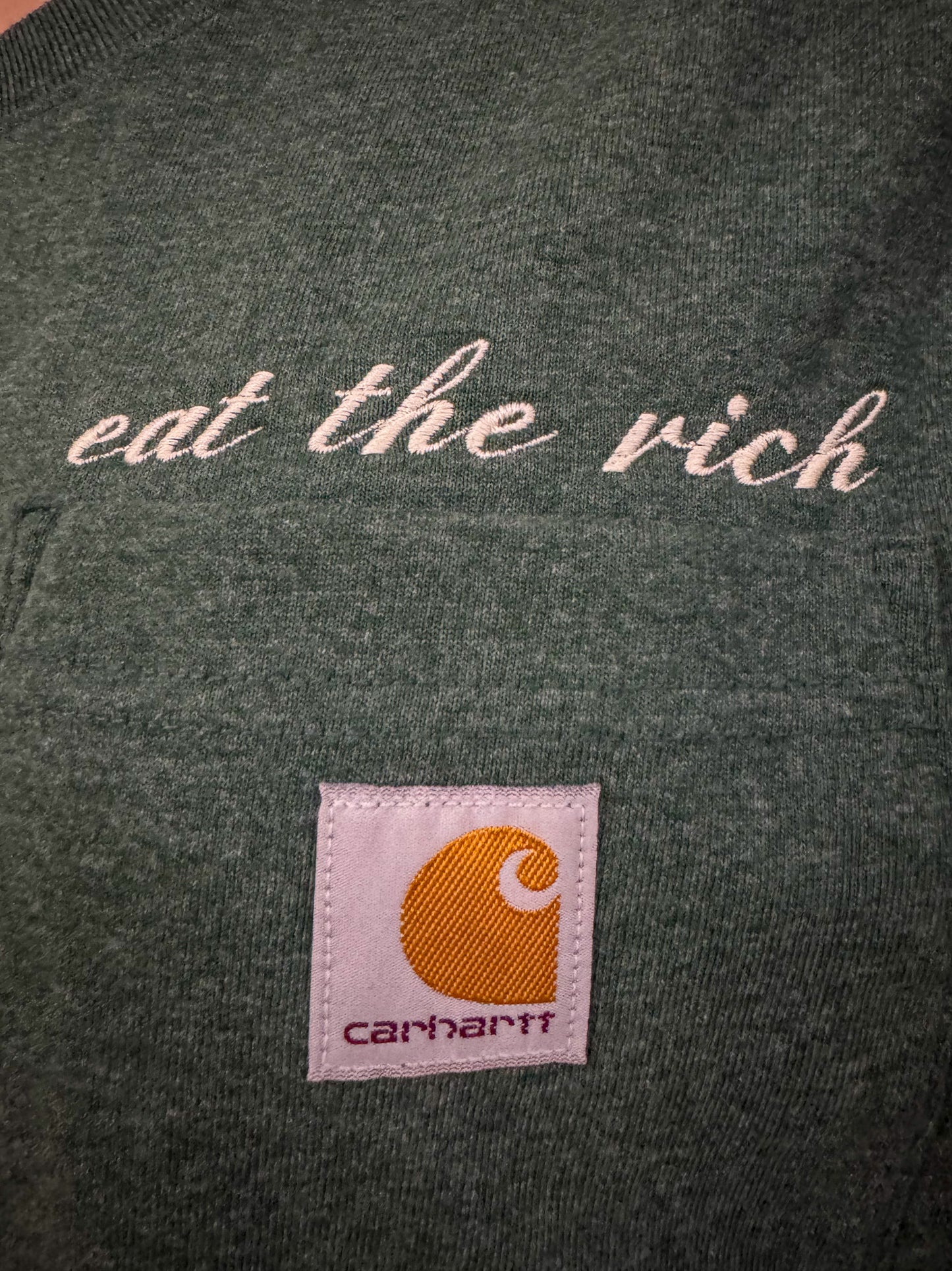 Eat the Rich Pocket T-Shirt S