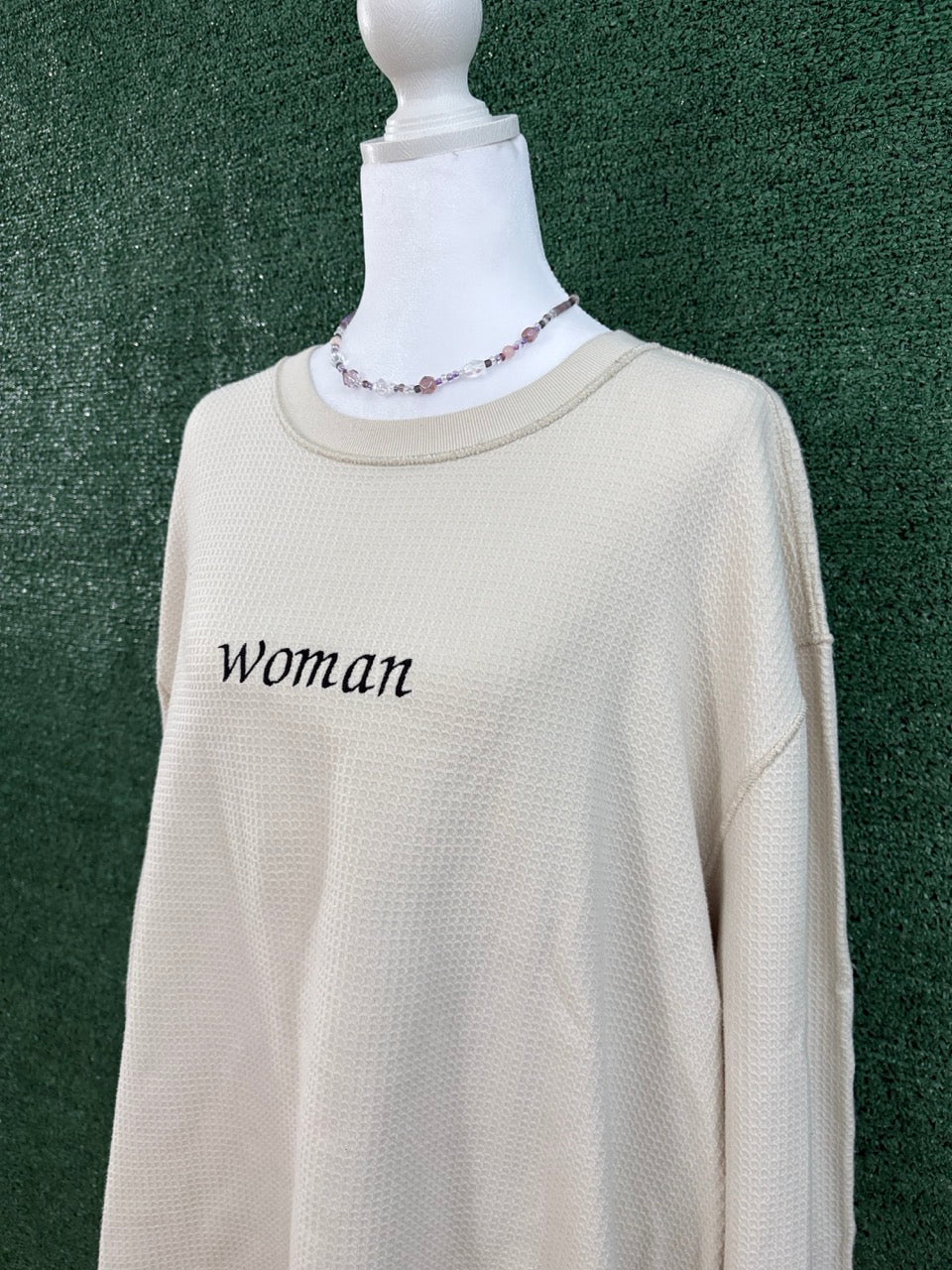 "Woman" Thermal Long Sleeve XL
