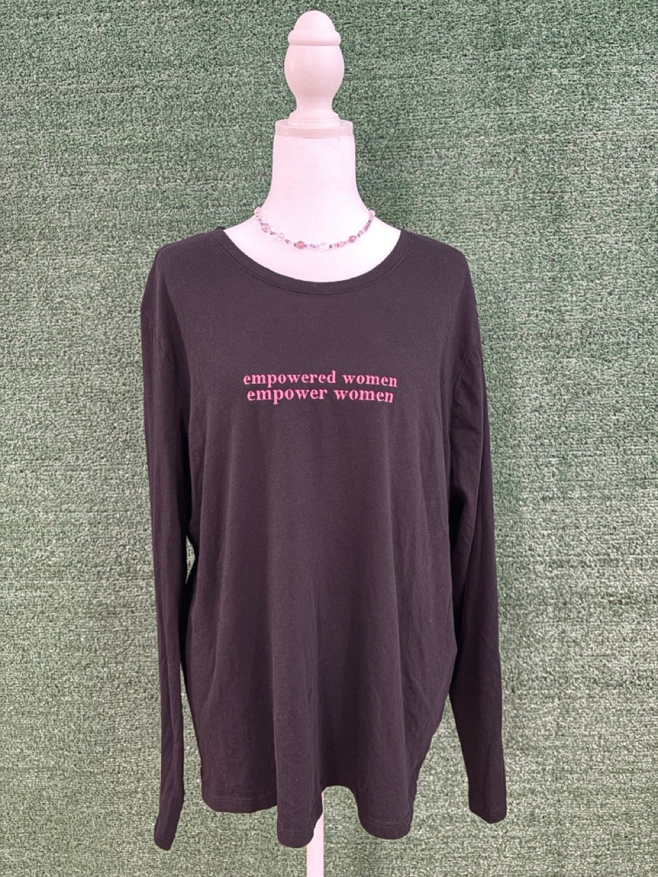 Empowered Women Black Long Sleeve 3XL