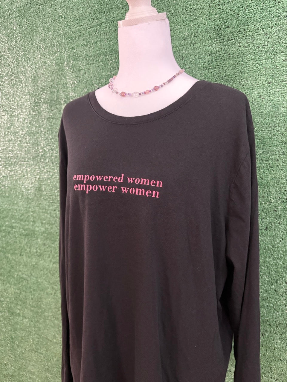 Empowered Women Black Long Sleeve 3XL
