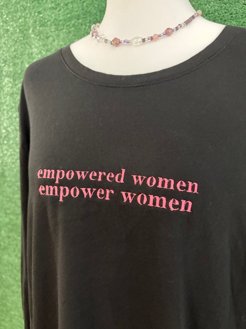 Empowered Women Black Long Sleeve 3XL