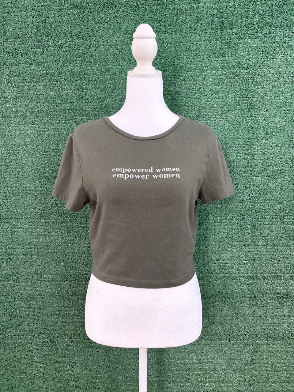 Empowered Women Green Baby Tee XL