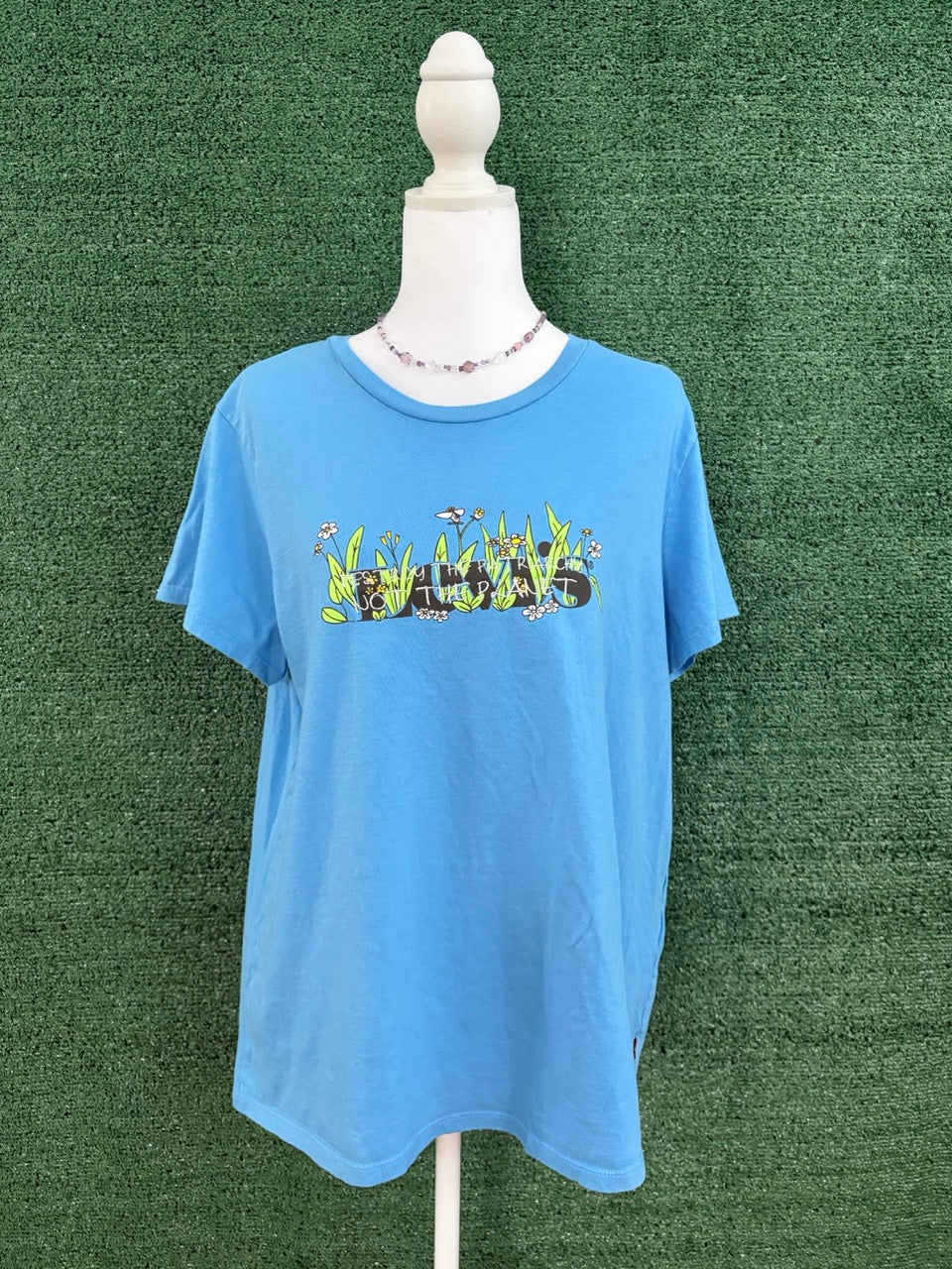Destroy the Patriarchy Blue Graphic Tee XL