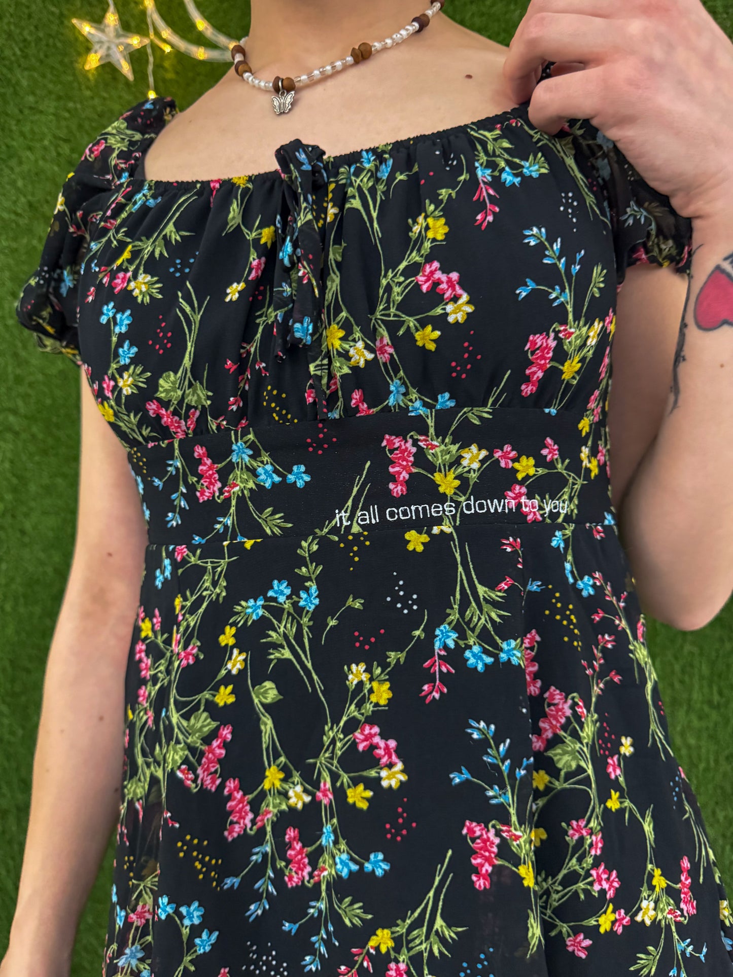 It All Comes Down To You Floral Dress XS