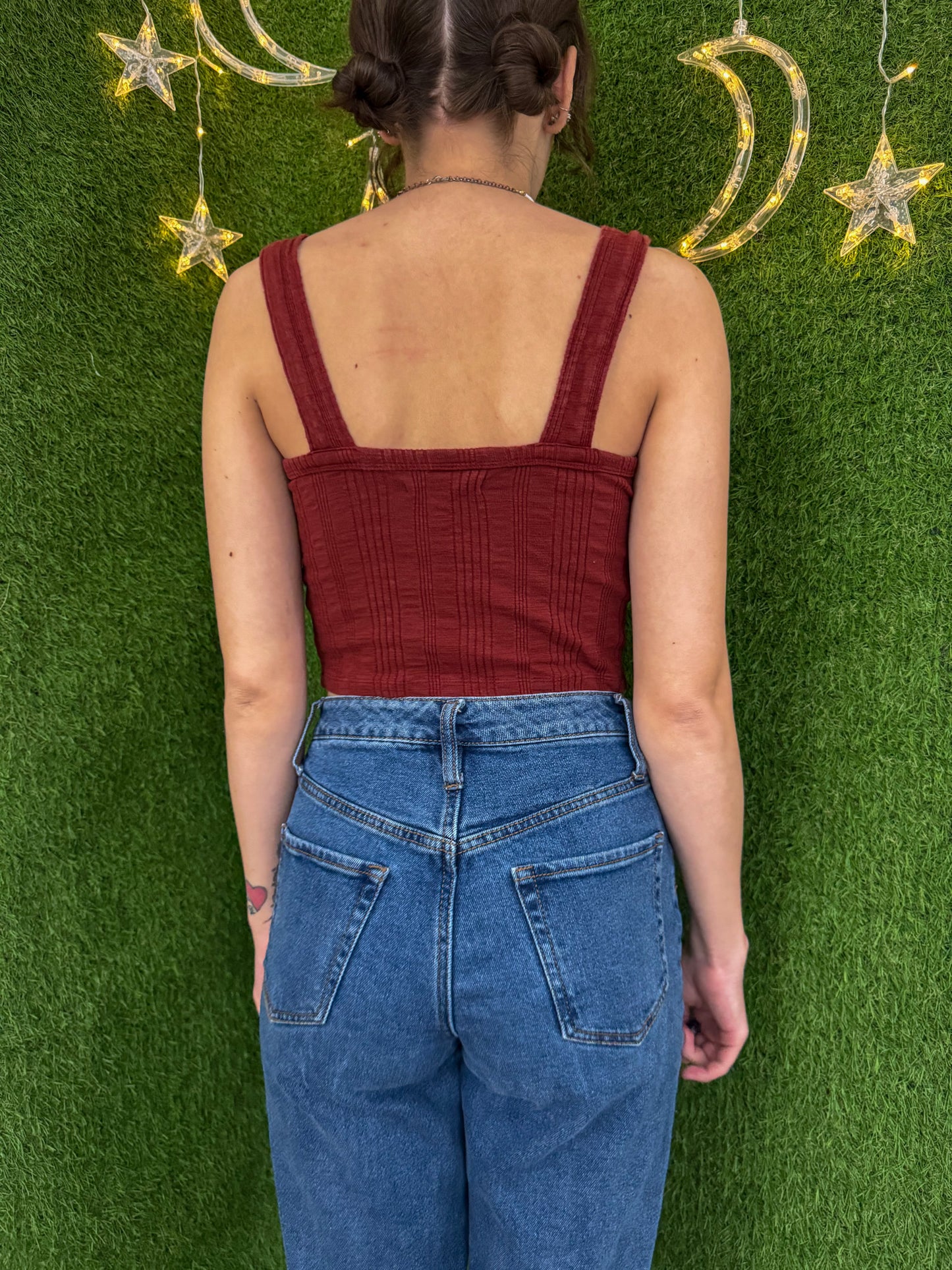 Love's a State of Mind Cropped Tank XS