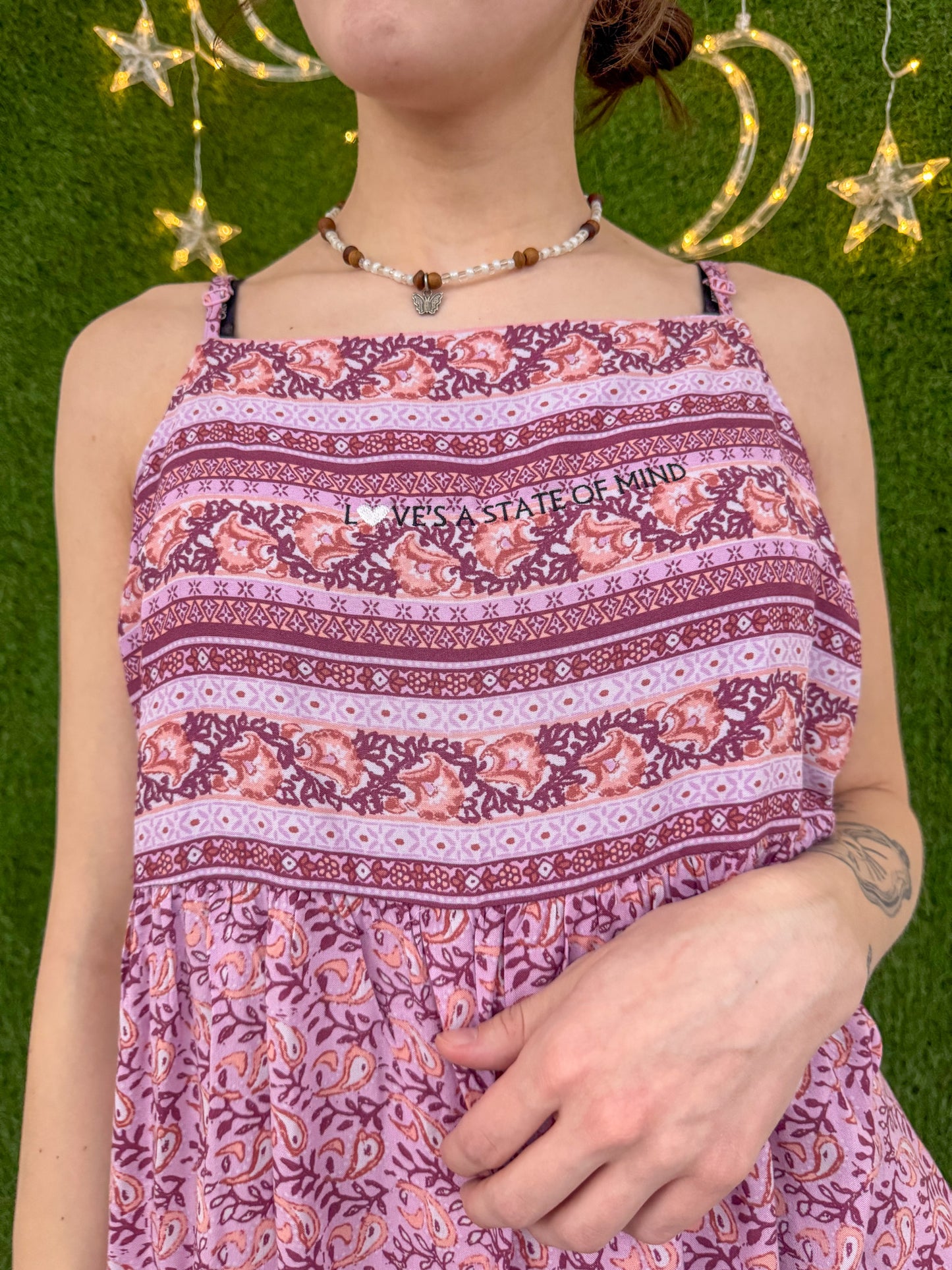 Love's a State of Mind Pink Halter Dress XL
