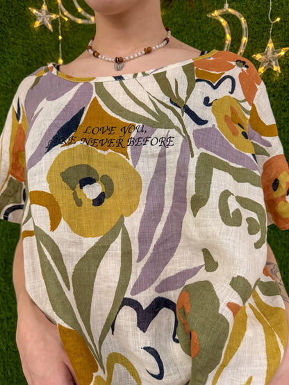 Songbird Floral Top XL