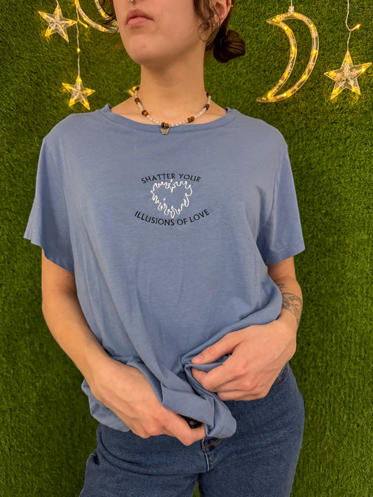 Illusions of Love Blue T-Shirt 2XL