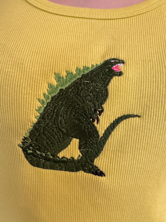 Yellow Godzilla Tank XL