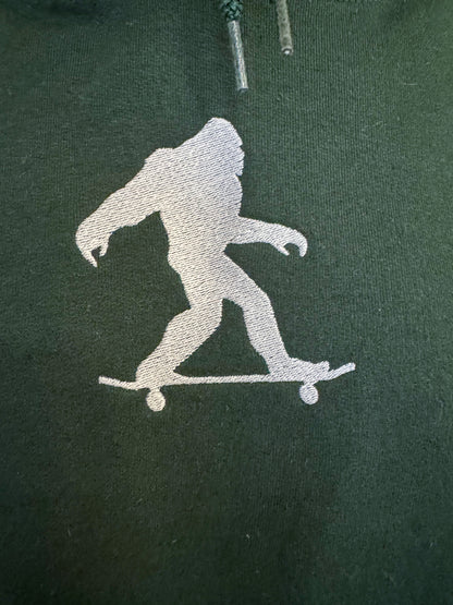 Skateboard Bigfoot Forest Green Hoodie S