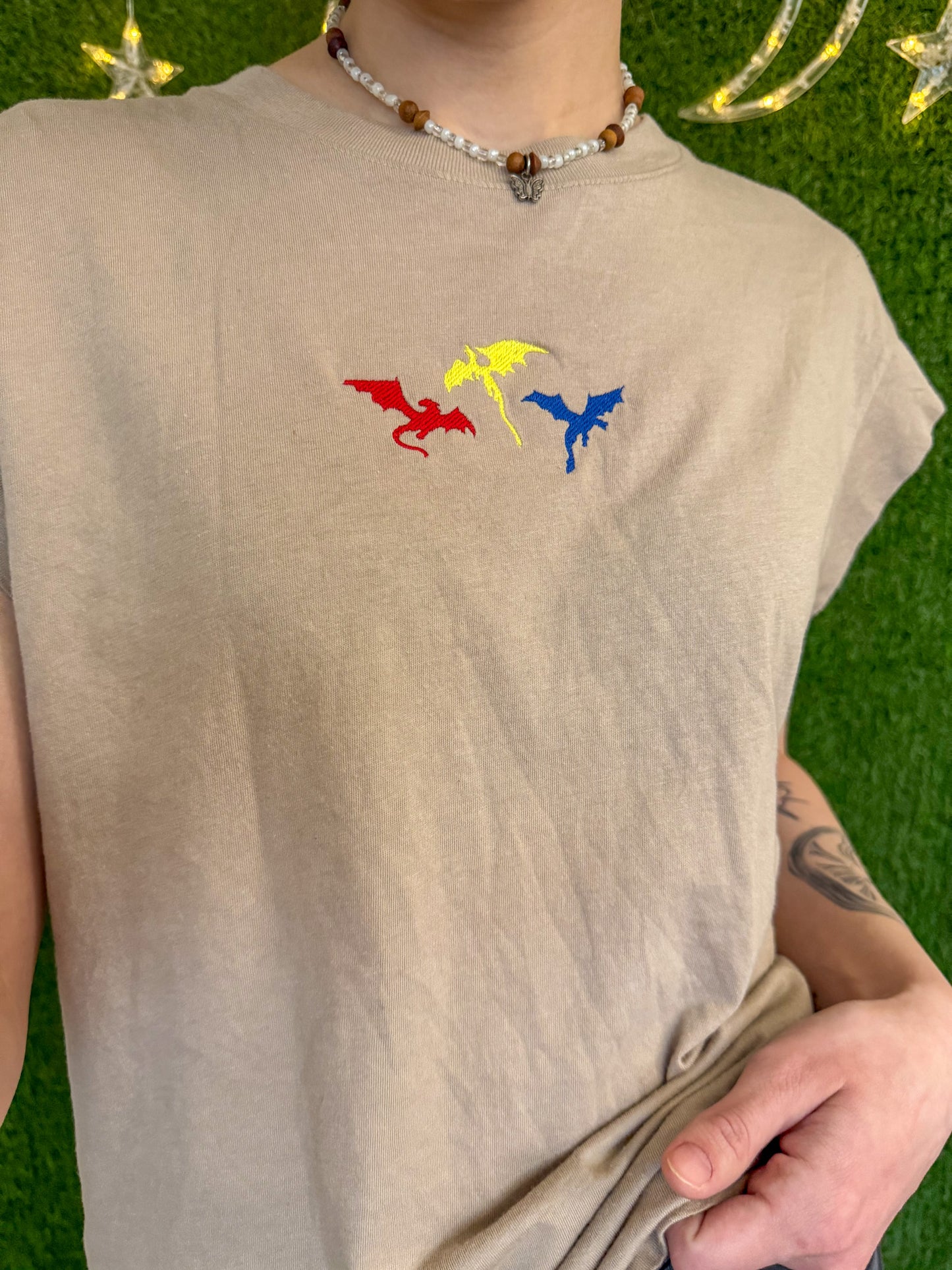 Little Dragons Khaki Shirt S