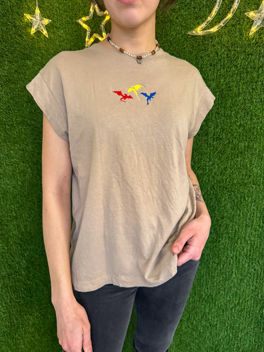 Little Dragons Khaki Shirt S