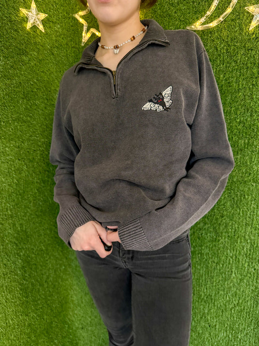 Mothman Charcoal Quarter Zip S