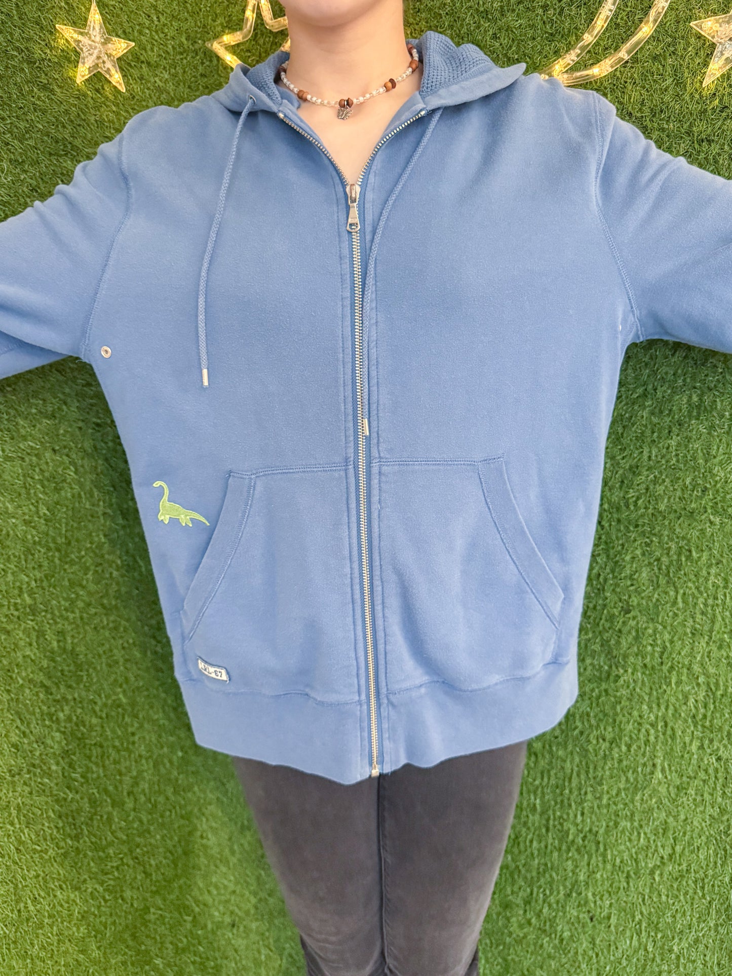 Nessie Sky Blue Hoodie L
