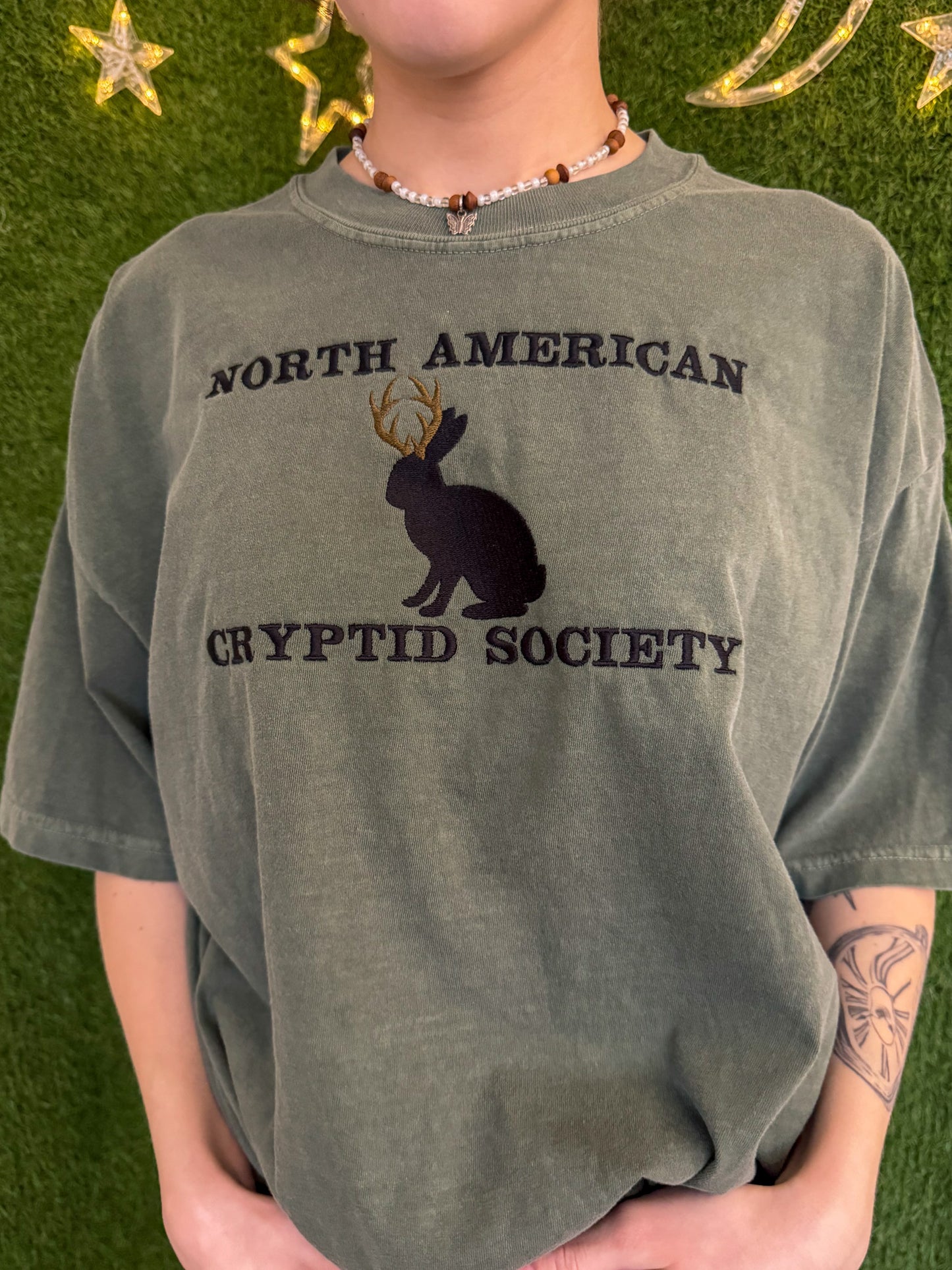 Jackalope Green T-Shirt XL