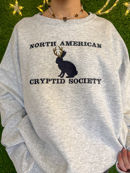 Jackalope Grey Crewneck 2XL